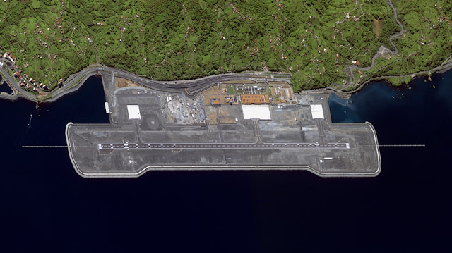 ​GÖKTÜRK-1 Rize-Artvin Havalimanı'nı fotoğrafladı