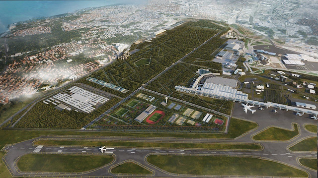 Atatürk Havalimanı'na yapılacak millet bahçesi