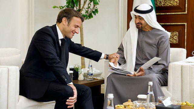 Fransa Cumhurbaşkanı Macron'dan BAE'ye taziye ziyareti