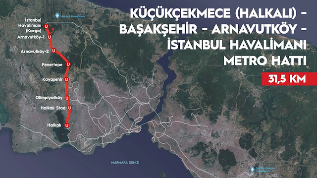 Bakan Karaismailoğlu: Halkalı-İstanbul Yeni Havalimanı Metro Hattı'nda TBM çalışmaları tamamlandı