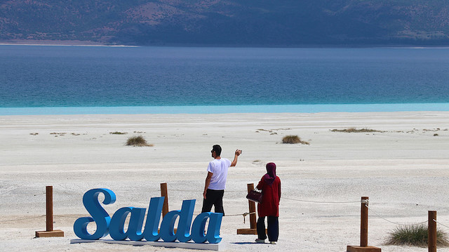 Bakan Kurum'dan Salda Gölü açıklaması: 'Bataklığa dönüştüğü iddia edilmişti