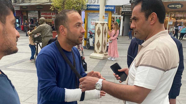Kolunu bacağını sarıp duygu sömürüsü yapan dilenci zabıtaya yakalandı: 277 lira ceza kesildi