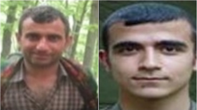 Öldürülen teröristler Hakim Bedri ve Beraat Boztemir