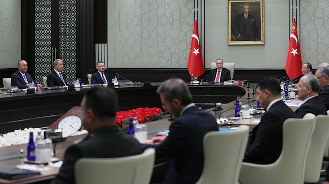Cumhurbaşkanı Erdoğan başkanlığındaki MGK toplantısı 