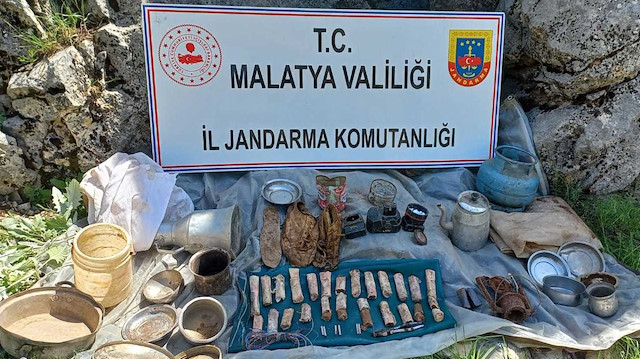 Malatya'da beş kilogram patlayıcı ele geçirildi