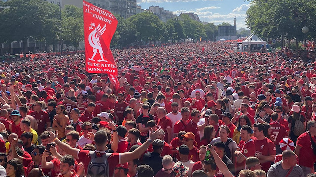 Liverpoollu taraftarlar stadyuma giriş konusunda sorunlar yaşadı.