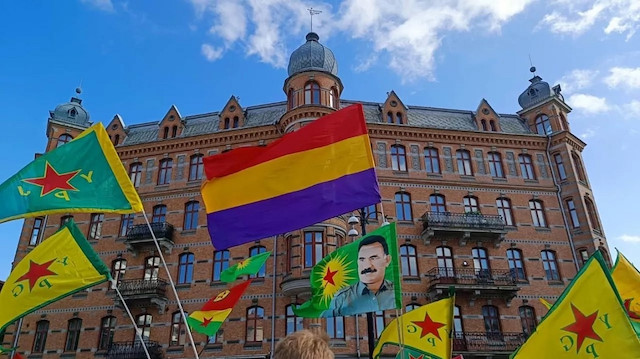 İsveç'te düzenlenen protesto