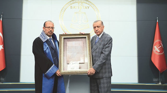 Sayıştay Başkanı Metin Yener-Cumhurbaşkanı Erdoğan