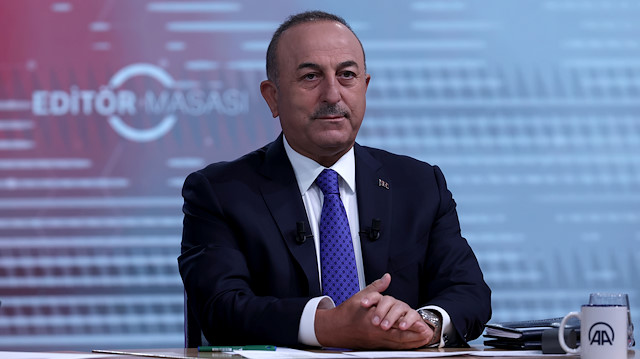 Dışişleri Bakanı Mevlüt Çavuşoğlu, AA Editör Masası'na konuk oldu.