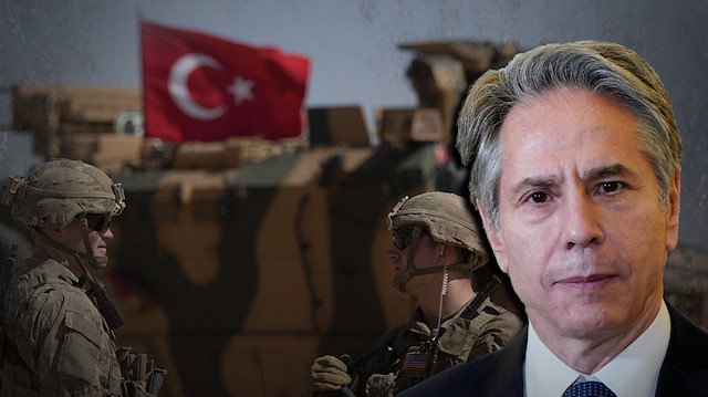 ABD Dışişleri Bakanı Blinken, Türkiye'nin sınır ötesi operasyonlarına karşı çıktı.