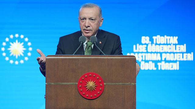 Cumhurbaşkanı Recep Tayyip Erdoğan açıklama yaptı.

