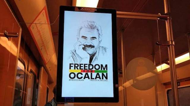 NATO’ya katılmak isteyen Finlandiya'da skandal olay: Metrolarda 'Öcalan'a özgürlük' afişi