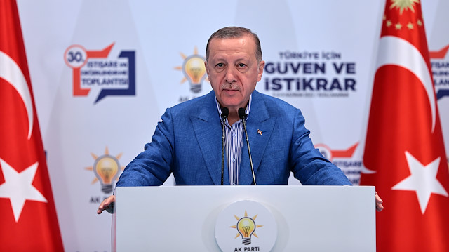 Cumhurbaşkanı Erdoğan AK Parti 30. İstişare ve Değerlendirme Toplantısı'nda konuştu.  
