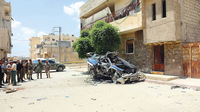 SMO komutanlarından Abu Necim’e evinin önünde 
bombalı saldırı düzenlendi.
