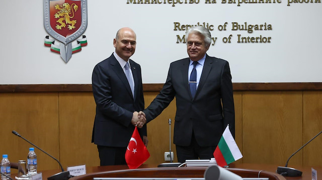 İçişleri Bakanı Süleyman Soylu ve Bulgaristan İçişleri Bakanı Boyko Raşkov