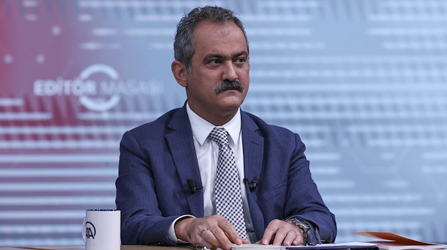 Milli Eğitim Bakanı Mahmut Özer, AA Editör Masası'na konuk oldu.