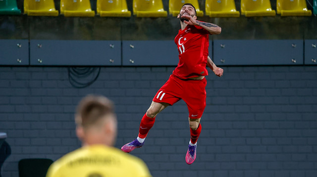 Doğukan Sinik, Litvanya maçında attığı gollerle dikkat çekti.