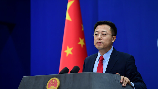 Çin Dışişleri Bakanlığı Sözcüsü Zhao Lijian