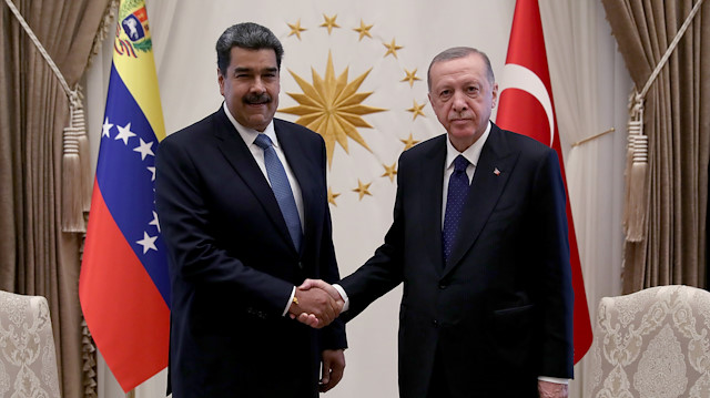 Venezuela Devlet Başkanı Maduro ile Cumhurbaşkanı Recep Tayyip Erdoğan