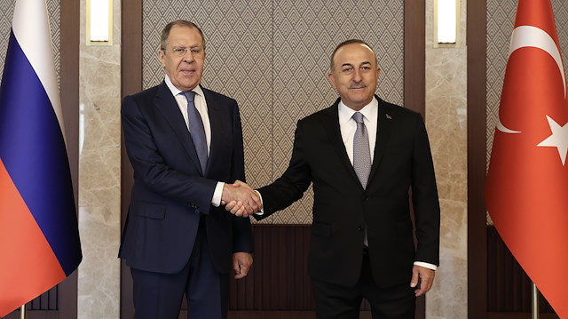 Dışişleri Bakanı Çavuşoğlu ile Rusya Dışişleri Bakanı Sergey Lavrov görüştü