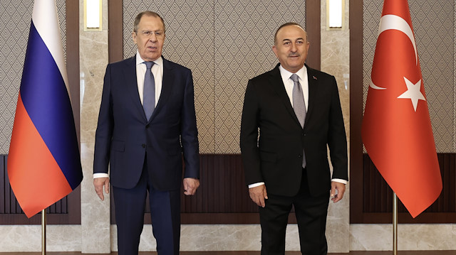 Bakan Çavuşoğlu, Rus mevkidaşı Lavrov ile görüştü.
