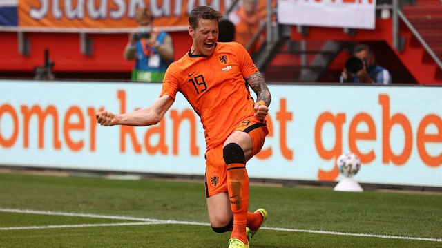 Wout Weghorst'un gol sevinci