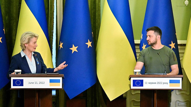 AB Komisyonu Başkanı Leyen: Ukrayna’nın AB adaylığı sonucu gelecek hafta belirlenecek