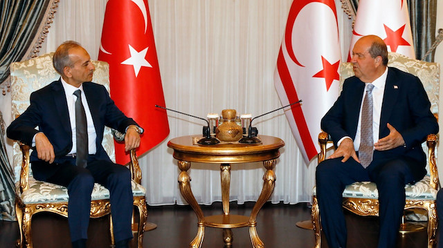 Cumhurbaşkanı Ersin Tatar, Irak-Türkmen Cephesi Başkanı Hasan Turan