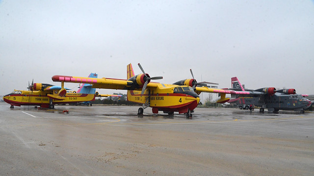 TUSAŞ'tan THK uçaklarına bakım: Yangınla mücadeleye hazırlar.
