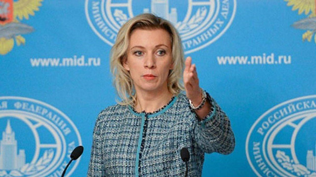Rusya Dışişleri Bakanlığı Sözcüsü Mariya Zaharova.