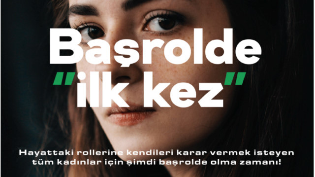 Başrolde "ilk kez"