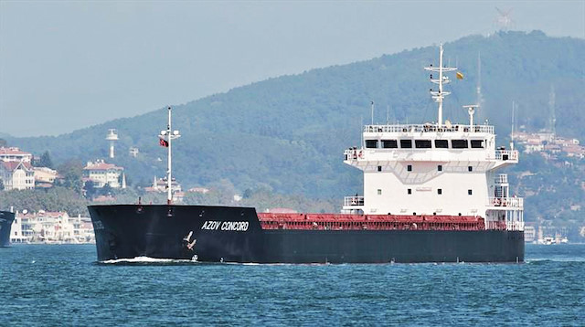 d gemisi dün 16:00'da tamamı Rus olan 14 personel ile boş olarak Rusya’da bulunan Novorossiysk Limanı’na hareket etti.