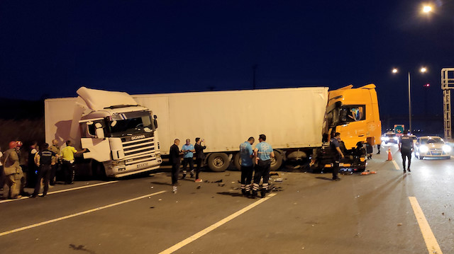 Kuzey Marmara Otoyolu'nda kaza