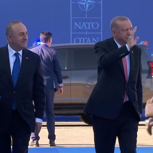 Cumhurbaşkanı Erdoğan NATO Zirvesinin yapılacağı yere geldi