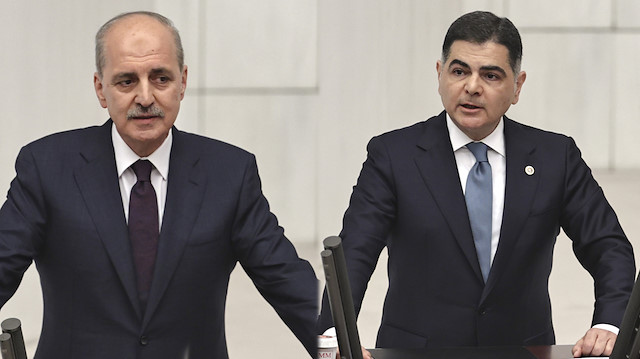 AK Parti Genel Başkanvekili Numan Kurtulmuş - İYİ Parti Erzurum Milletvekili Muhammet Naci Cinisli