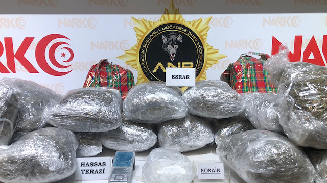 ​Ankara Narkotik Suçlarla Mücadele Şube Müdürlüğü'nden uyuşturucu operasyonu.