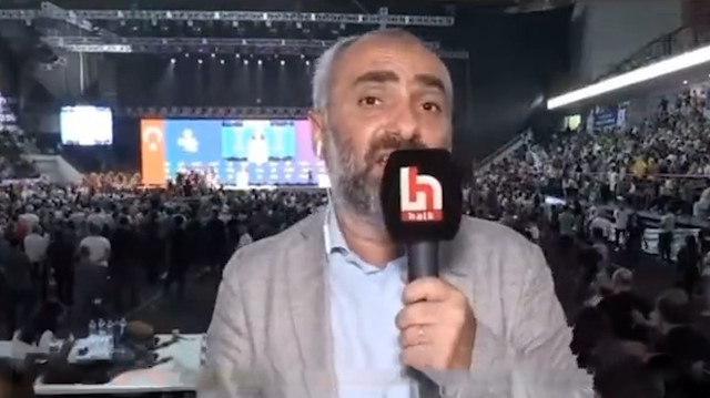 HDP kongresine katılan İsmail Saymaz'dan 'seçmece' slogan anonsu: 'Apo' sloganları için tek söz edemedi