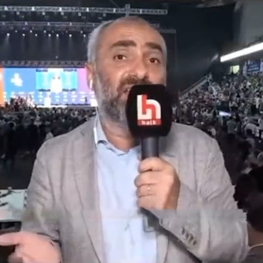 HDP kongresine katılan İsmail Saymazdan seçmece slogan anonsu: Apo sloganları için tek söz edemedi