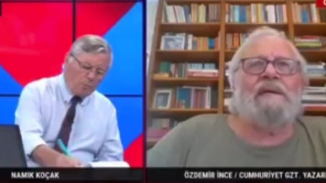 Cumhuriyet yazarı Özdemir İnce'den Tele1 ekranlarında skandal sözler: Ne zararı var Türkçe ezanın.