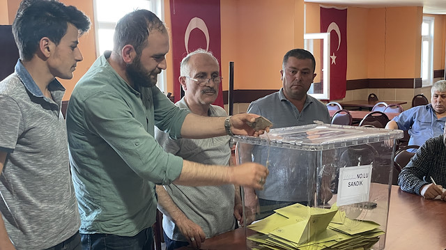 Dodurga'da seçim heyecanı.