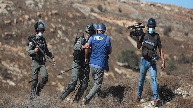 تقرير حقوقي: 44 انتهاكا إسرائيلياً جديداً بحق إعلاميين فلسطينيين