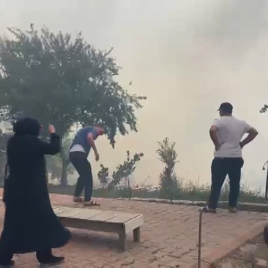 Beykozda orman yangını: Havadan karadan müdahale ediliyor