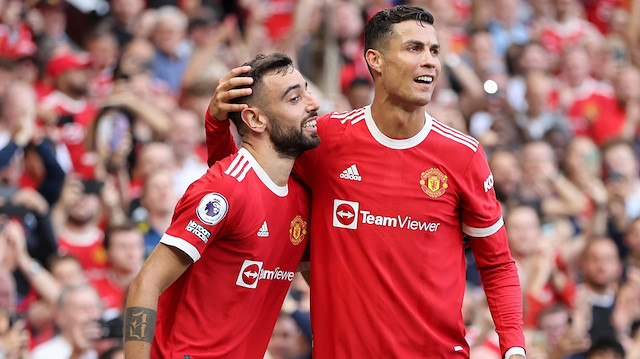 Bruno Fernandes ve Cristiano Ronaldo