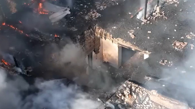 Rus güçleri Ukrayna'da Mikolayiv kentini bombaladı