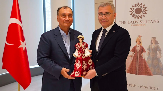 İş insanı Murat Ülker ve Üsküdar Belediye Başkanı Hilmi Türkmen