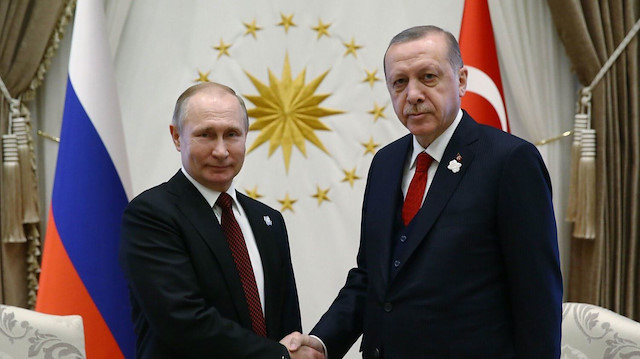 Cumhurbaşkanı Erdoğan Putin ile görüştü.