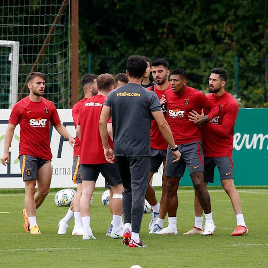 Galatasaray antrenmanında kavga