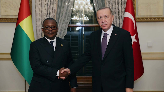 Cumhurbaşkanı Erdoğan ile Gine Bissau Cumhurbaşkanı Embalo