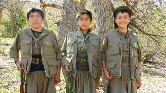 BM’nin “2021 
Çocuklar ve Silahlı 
Çatışmalar” raporu, 
PKK’nın çocuk 
istismarını bir kez 
daha ortaya koydu. 
Suriye’de PKK 
ve ona bağlı 
örgütler 247 
çocuğu silah 
altına aldı. Örgüt 
hastane ve okul 
saldırılarında 
ise 73 çocuğu 
katletti.