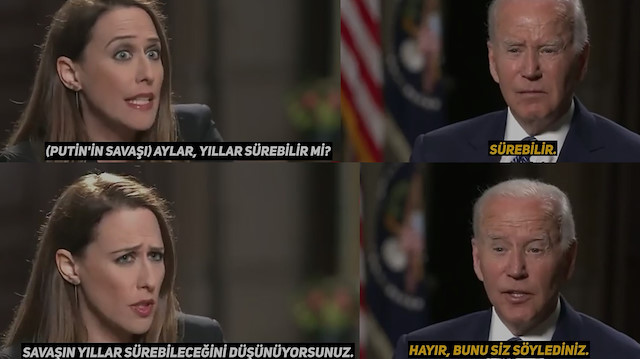 Biden'ın saniyeler içinde yaşadığı fikir değişikliği, sosyal medyanın gündemine oturdu.